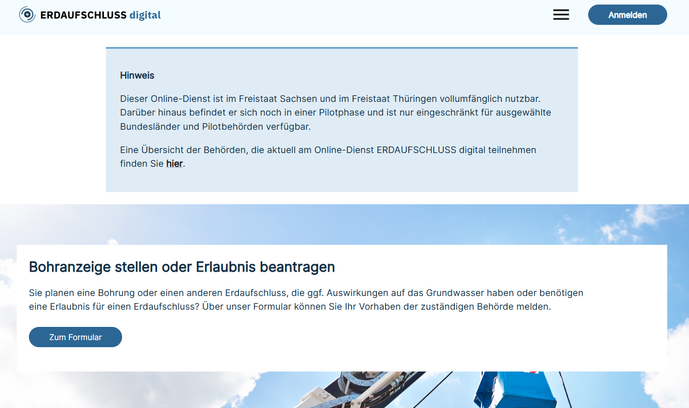 Portal ERDAUFSCHLUSS