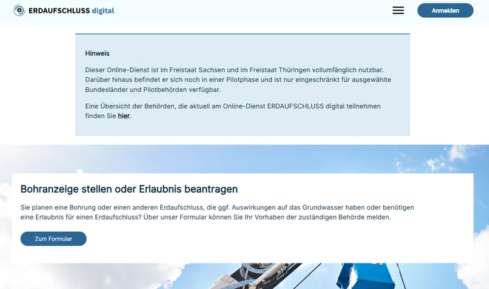 Portal ERDAUFSCHLUSS