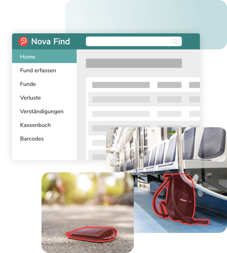 Fundsachen auf dem Weg und in der Bahn