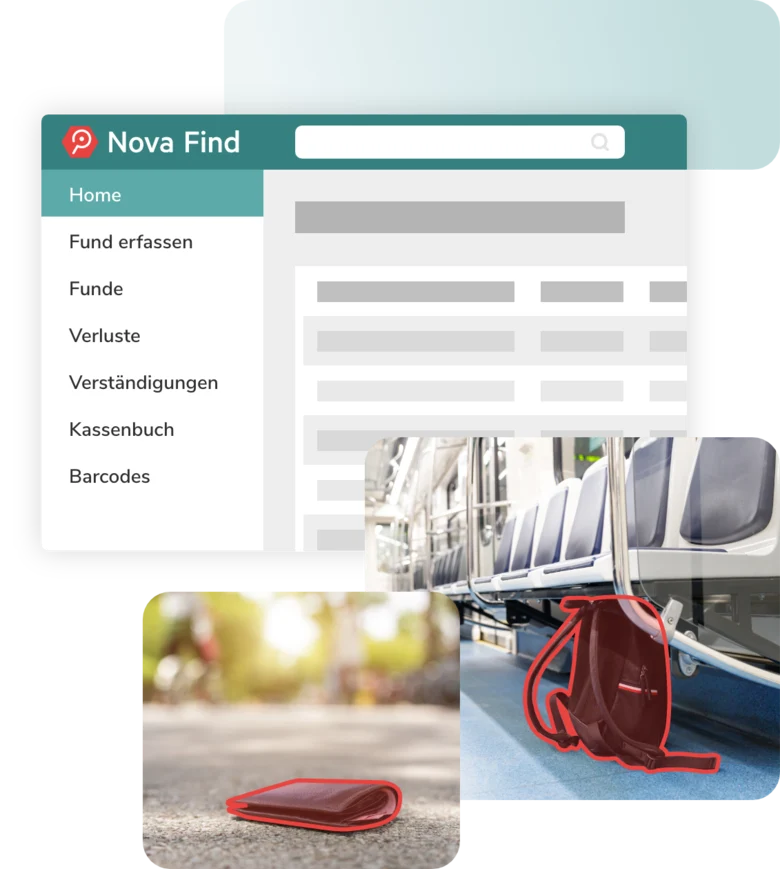 Fundsachen auf dem Weg und in der Bahn